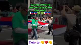 Duterte supporters in New York 👊❤️🔥 [upl. by Etan]