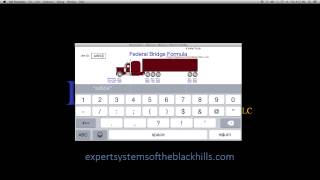 Truck Legal Weight Limits Using Legal Load iPhone App [upl. by Muire]