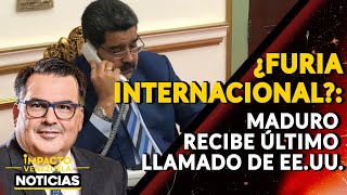 ¿FURIA INTERNACIONAL Maduro recibe último llamado de EEUU 🔴 NOTICIAS VENEZUELA HOY 2024 [upl. by Renfred774]