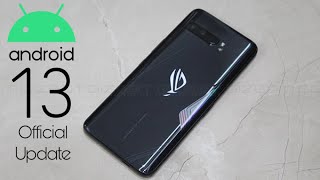 Asus ROG Phone 3 Android 13 Update [upl. by Yasmar115]