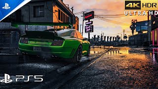 GTA 5 Remastered PS5 4K HDR Gameplay Ray Tracing New Update Graphics [upl. by Enirolf]