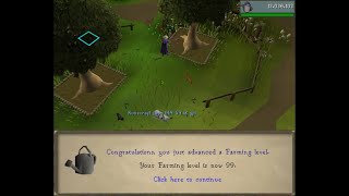 Keeping untrimmed cape  OSRS 99 farming [upl. by Matheny]