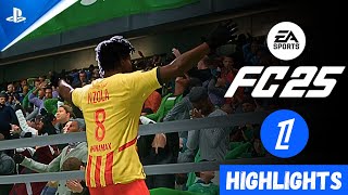 SaintÉtienne vs RC Lens FC 25 Highlights Gameplay Ligue 1 Round 8 [upl. by Christmas]