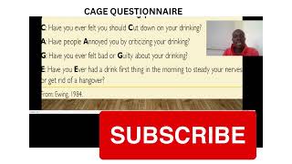 CAGE QUESTIONNAIRE [upl. by Ettezoj]