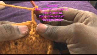 How to Crochet a Extra Slouchy Beanie pt 1 [upl. by Nicolais]