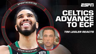 CELTICS TO EASTERN CONFERENCE FINALS 👏 Tim Legler reacts to Bostons Game 5 win  SportsCenter [upl. by Gallard]