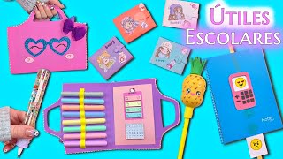 HAZLO TÚ MISMO IDEAS DE ÚTILES ESCOLARES  TRUCOS Y MANUALIDADES CON EL CONCEPTO REGRESO AL COLEGIO [upl. by Akeyla278]