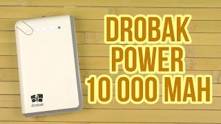 Распаковка Drobak Power 10000 mAh White [upl. by Leanor]