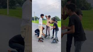 Viral inline skating to public reaction😭skatertrendingviralytshortsshorts [upl. by Anitserp934]