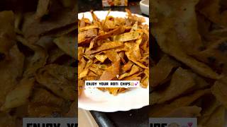 Leftover Roti Chips😋 How to Make Roti Chips🫶 shorts trending youtubeshorts [upl. by Ecallaw]