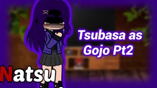 Dosanko Gal React ao •Tsubasa as Gojo•🇺🇸🇧🇷 PT2 [upl. by Arac]