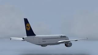 Lufthansa Flight 2904  Crash Animation [upl. by Dorlisa365]