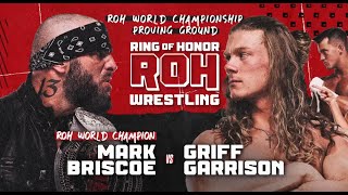 Mark Briscoe vs Griff Garrison Honor Club ROH Apr 18 2024 [upl. by Elvyn]