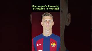 Barcelonas Financial Struggles in Football elclasico Barcelona Football TransferNews laliga [upl. by Nnylakcaj]