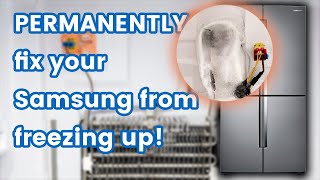 Permanently stop your Samsung French door refrigerator from freezing and icing up  Super Cheap Fix [upl. by Rakia987]