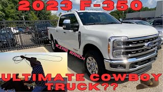 2023 Ford F350 King Ranch Better than Ram Limited Incredible interior 2023superduty [upl. by Noj]