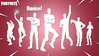 Top 40 Legendary Fortnite Dances amp Emotes With The Best Music Starlit Boys a Liar Wind Up [upl. by Cirdet]