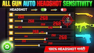 Free Fire Max Auto Headshot Trick 2024 Sensitivity  2gb 4gb 6gb Ram Headshot Sensitivity Setting [upl. by Belford]