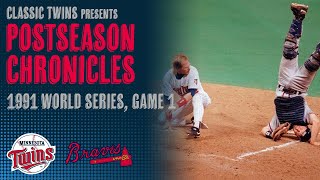 1991 WS Game 1 Braves  Twins [upl. by Declan112]