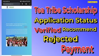 Tea Tribe Scholarship Recommend 2024Full Video [upl. by Noisla]