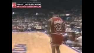 Michael Jordan 2 handed Cradle Dunk 1987 [upl. by Henriette]