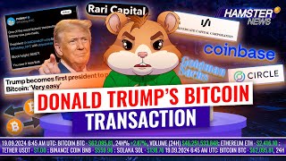 Bitget invests 30m in TON blockchain Trump buys burgers Ethena Labs hacked ⚡️ Hamster News [upl. by Collier]