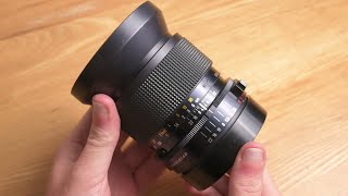 Zeiss Distagon 50 mm f28 T F lens review  GIGANTOR [upl. by Lati]