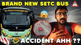 Just Miss உயிர் தப்பிச்சோம் Chennai To Bangalore In Brand New SETC BUS  Skilled Driver Tuberbasss [upl. by Clippard]