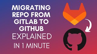 How To Migrate Repo From GitLab To GitHub 2024 [upl. by Richma213]