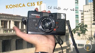 Review máy film Konica C35 EF  Có thật sự tốt [upl. by Harehs]