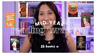 ✨Mid Year Reading Wrap Up ✨ audiobooks high school rereads amp more [upl. by Khajeh]