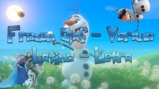 Frozen Verano Olaf  Latino Letra [upl. by Muffin]