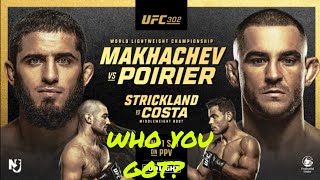 UFC 302  POIRIERMAKHACHEV  STRICKLANDCOSTA PREDICTIONS [upl. by Giavani32]