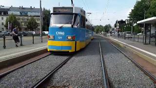 Führerstandsmitfahrt CVAG Linie 6 AltchemnitzHauptbahnhof am 23062017 [upl. by Alokin118]