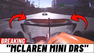 Is McLaren Cheating or Innovating with Their New Mini DRS  F1 NEWS [upl. by Iover]