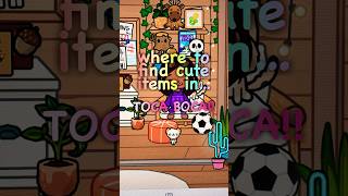 WHERE TO FIND CUTE ITEMS IN TOCA BOCA💗 tocaboca  heartalexa [upl. by Aeel]