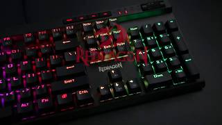 Redragon K580 VATA Blue Switch RGB Macro Mechanical Gaming Keyboard [upl. by Aicelaf363]