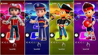 PAW Patrol  Ryder 🆚 Ryder 🆚 Ryder 🆚 Ryder 🎶Tiles Hop EDM Rush [upl. by Melita150]