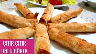 3 dakikada PEYNİRLİ ÇITIR BÖREK tarifi  sirkeli börek nasıl yapılır börek kolay hamur işleri [upl. by Zenobia]