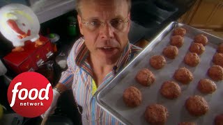 How to Make Alton’s Swedish Meatballs  Good Eats  Food Network [upl. by Ahsaeit433]