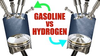 The Difference Between Gasoline And Hydrogen Engines [upl. by Anev]