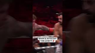 Slim Vs Tom Zanetti was a WAR  how does Slim vs Gib play out 🤔 misfitsboxing boxing [upl. by Dionysus]