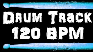 120 BPM  ROCK  44 Drum Track  Better Than Metronome  Drum Beats for Bass Guitar Drum Beat 🥁 46 [upl. by Audwin790]