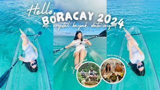 boracay vlog 2024 🌞🐚  atv crystal kayak foram party  boracay ocean club dinner date  chachas [upl. by Ellerahc]