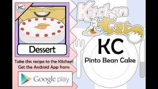 Pinto Bean Cake  Kitchen Cat [upl. by Aihtenyc260]