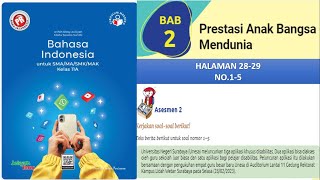 BAHASA INDONESIA KELAS 11A ASESMEN 2 HAL2829 NO15 BAB 2 PR INTAN PARIWARA KURMER [upl. by Derna]