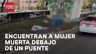 Muere mujer debajo de puente en la colonia Morelos Ciudad de México  Las Noticias [upl. by Siraved]