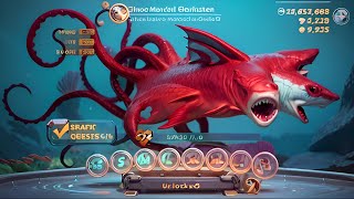 NEW SHARK THREE HEADED SHARKRAKEN COMING SOON  Hungry Shark World New Update All 40 Shark Unlocked [upl. by Sherburne]