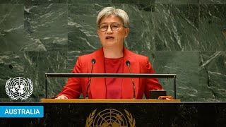 🇦🇺 Australia  Foreign Minister Addresses United Nations General Debate 79th Session  UNGA [upl. by Housen915]