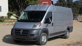 2014 RAM ProMaster Commercial Cargo Van Review and Road Test [upl. by Siger468]